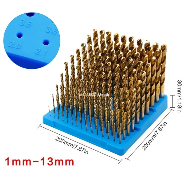 Milling Cutter Storage Box 121 Holes Milling Cutter Storage Box Bearing Drill Bit Dispenser Case Drill Bit Dropship