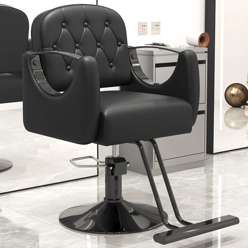 &c Wholesale Cheap Portable Beauty Salon Barber Chair Modern Minimalist Luxury Unique Design White Leather Styling Chair