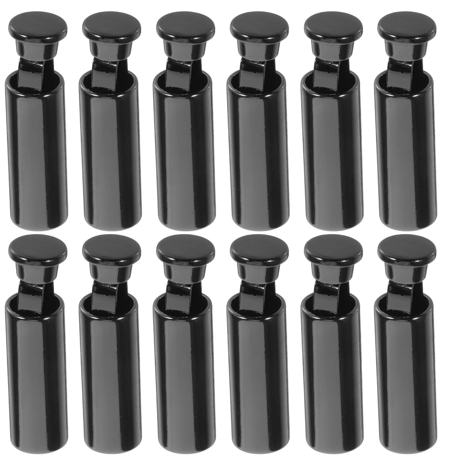 

12pcs Pendant Cord End Stops Drawstring Caps Cord Ends for Hoodies Sports Wear Fixed Hood Drawstring End Caps Clasp Stoppers