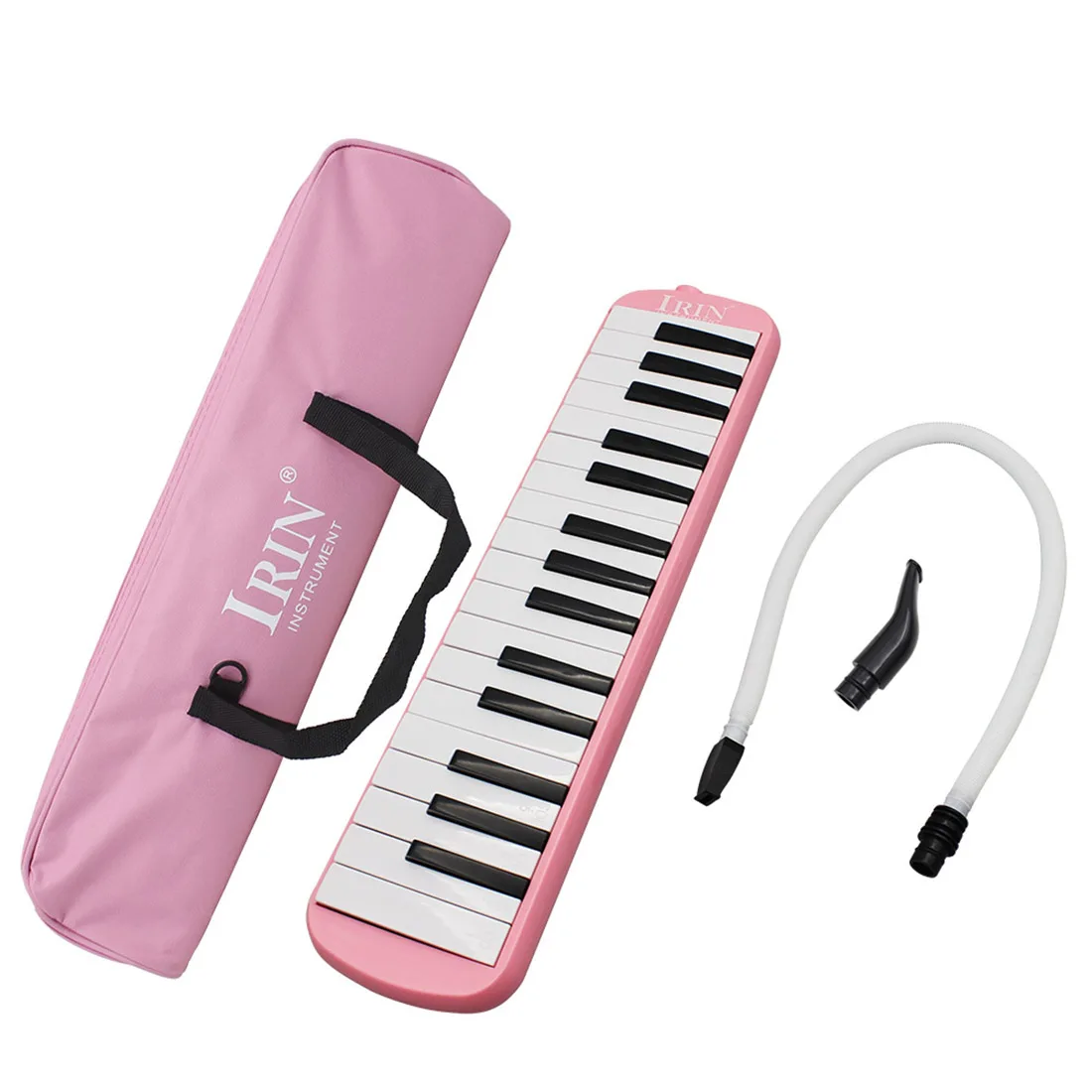 IRIN 32 Key Soft Package Melodica Piano Keyboard Style Musical Instrument Harmonica Mouth Organ with Carrying Bag Mouthpiece