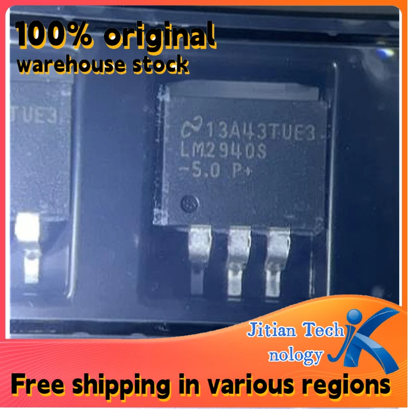 10PCS 100% brand new LM2940SX-5.0/NOPB LM2940S-5.0 TO-263 High-Quality Electronic Component
