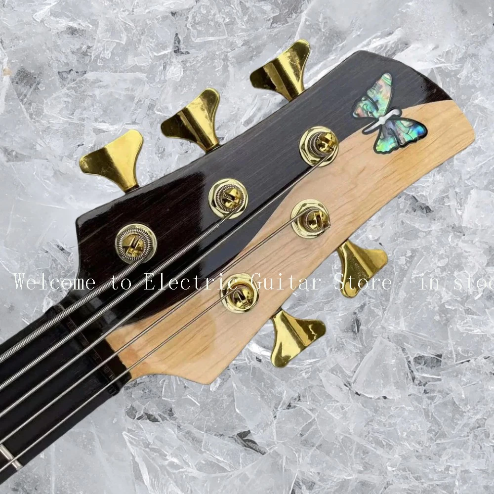 hot 5-string Butterfly Bass Split Connection, Yin and Yang Face Body Alder Guitar #ASP654286
