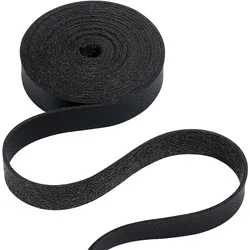1 Roll 12.5mm Wide Black Grain Leather Strips 200cm Long Flat Leather Cord 1.2mm for DIY Crafts Keyrings Boot Lace Jewelry