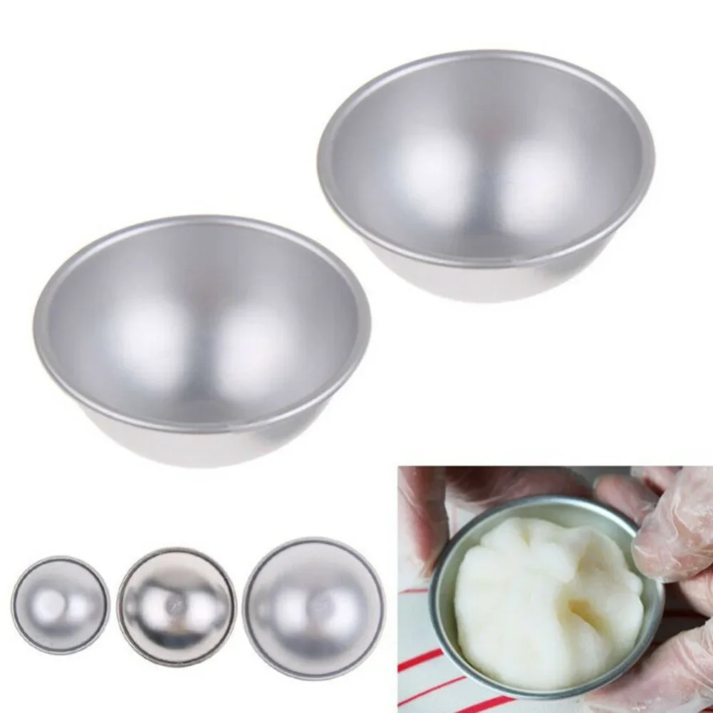 

6PCS 3D Bath Bomb Molds Half Ball Cake Moulds Chocolate Baking Pan Create Cake Tool For Special Occasion Kitchen Supplies