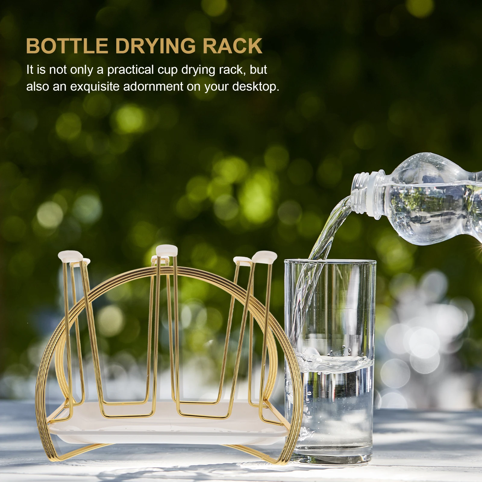 

Drying Iron Art Household Holder Drain Stand Organizer Bottle Drying Upside Down Drain Cup Holder Rack Cup Storage Rack