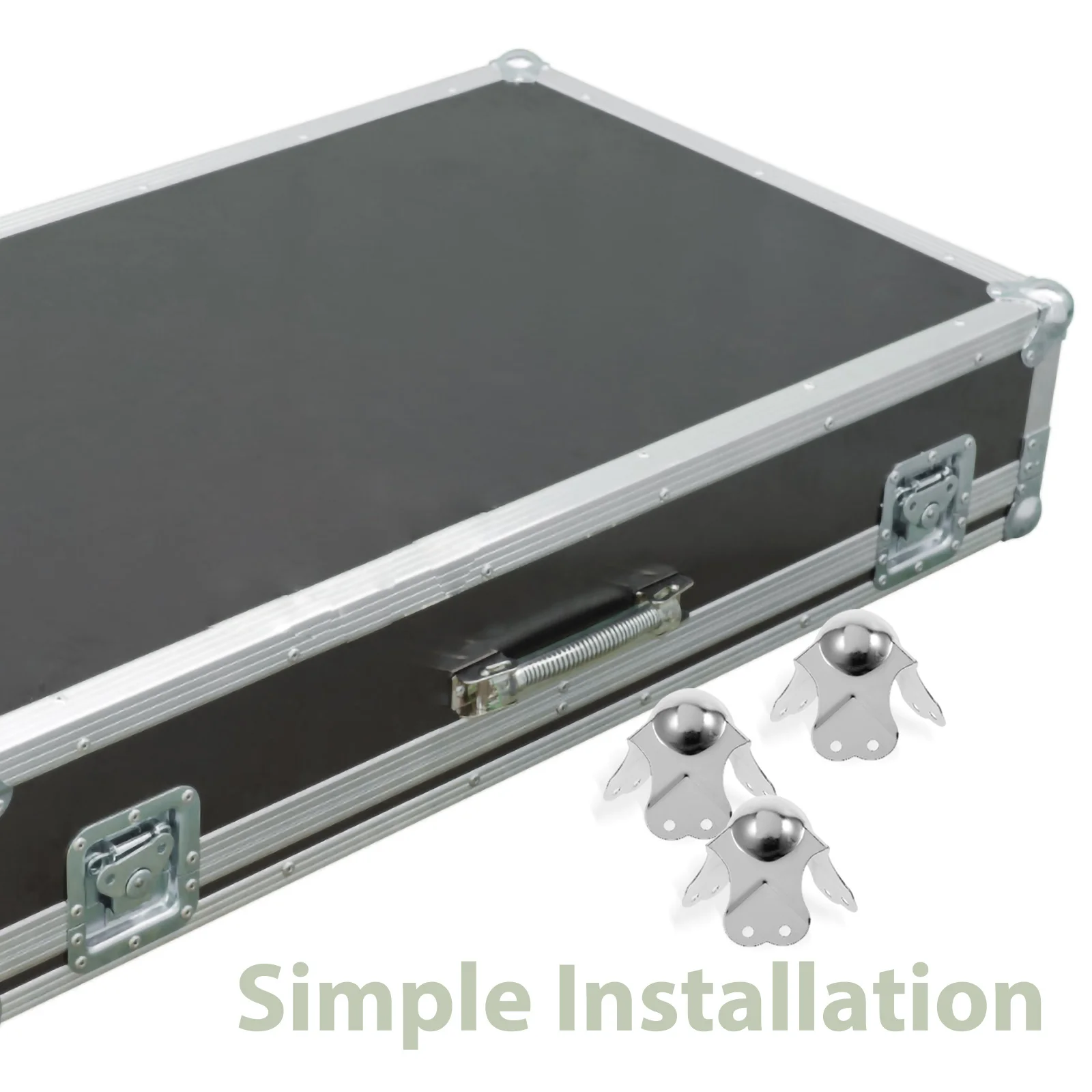 10Pcs Chrome Metal Corner Guards Ball Edge Protectors for Flight Case Iron Hardware Shipping Protection