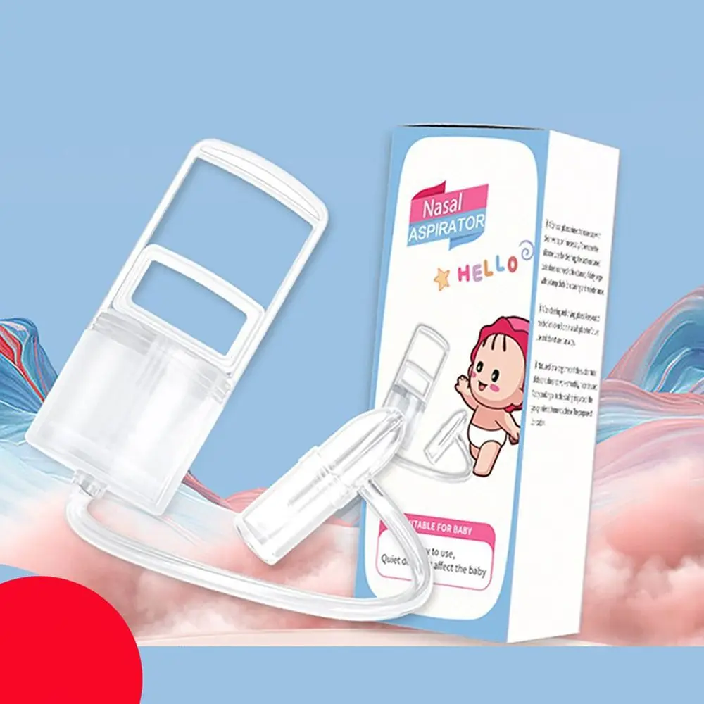 

Nasal Mucus Baby Nasal Aspirator Non-invasive Nose Tip Booger Removers Nose Sucker Nasal Obstruction Relief Hand Pump