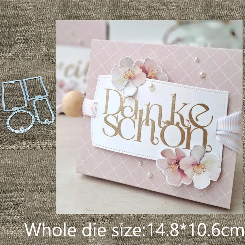 

New Design Craft Metal stencil mold Cutting Die label tags decoration scrapbook die cut Album Paper Card Craft Embossing