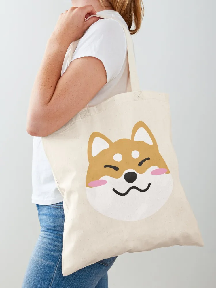 

Shiba Inu Dog Shibe Kawaii Cute Doge Tote Bag Handbags women Big bag women eco bag folding eco pack