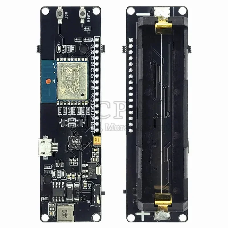 ESP8266 WIFI Module with 18650 Battery Holder Box Kit ESP-02 Development Board D1 MINI WIFI Modules CP2102 USB Micro