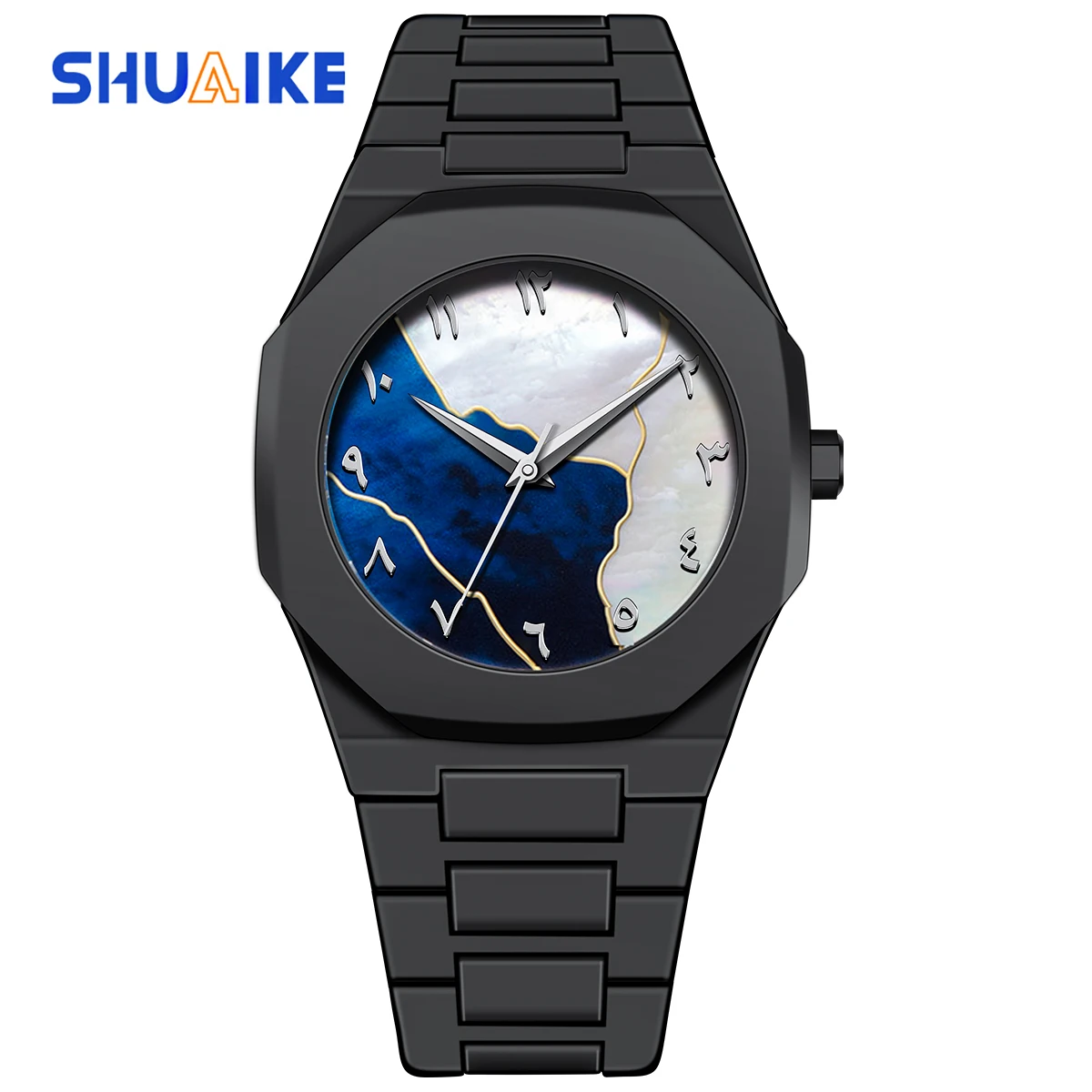 SHUAIKE 1142-23 Men\'s quartz watch light luxury fashion waterproof plastic watch gift for couples