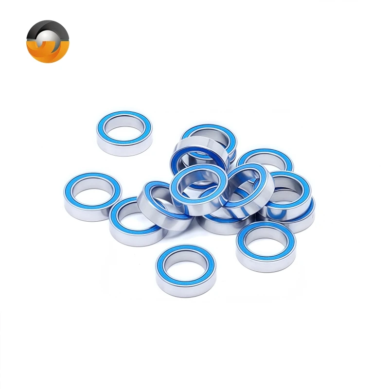 10 PZ 6700RS 10x15x4 mm Cuscinetto ABEC-7 6700-2RS Cuscinetti a sfere in acciaio cromato con gomma blu sigillata