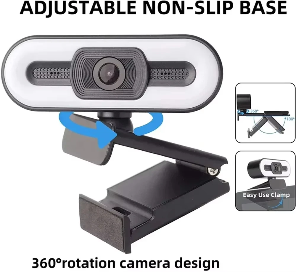 Xiaomi 4K Fülllicht Webcam 2K Autofokus Streaming Kamera 1080P Full HD Tragbare Flexible PC Webcams Mit Mikrofon Für Live