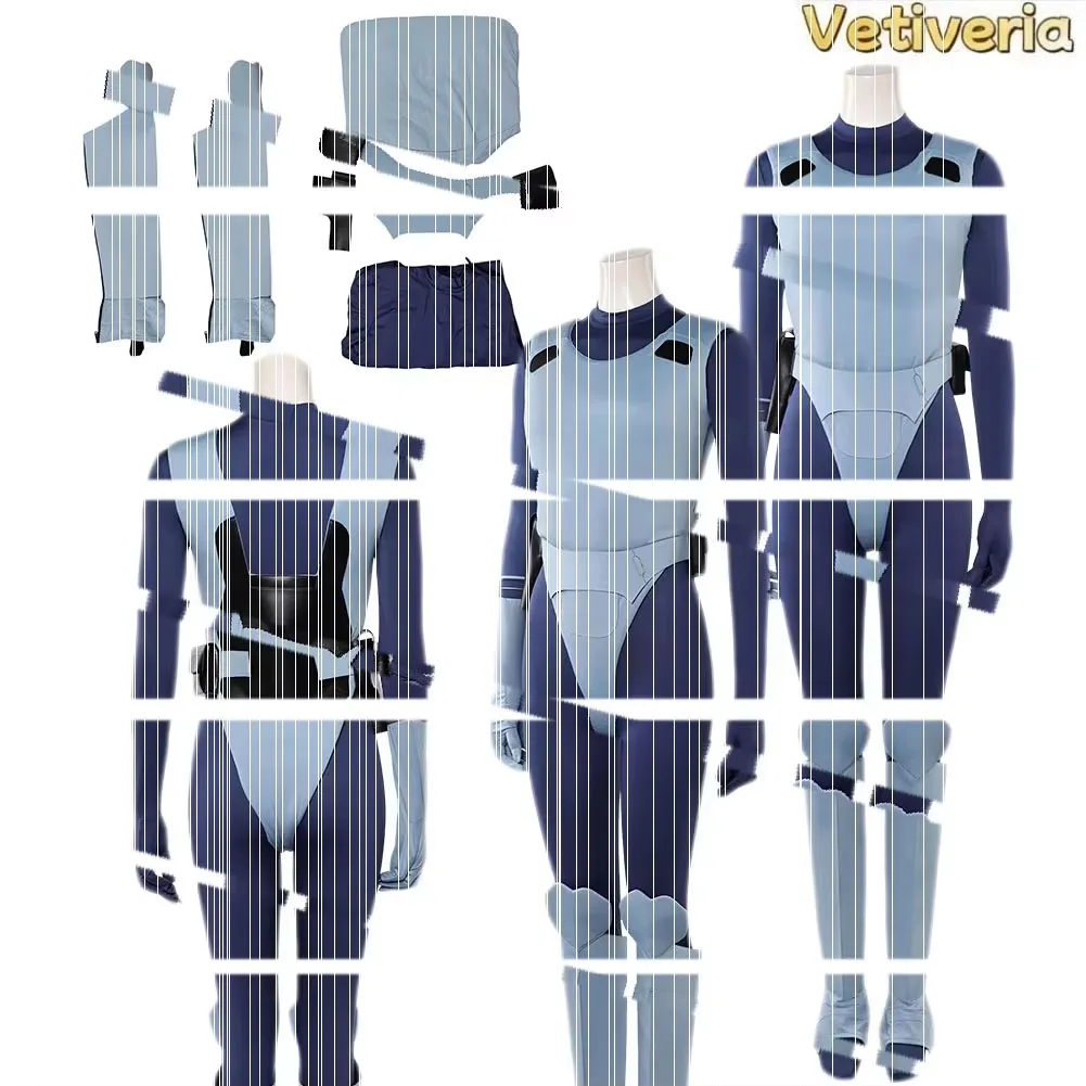 Disfraz de Cosplay Fantasia Kusanagi Motoko, Traje de Anime para Mujer, Mono con Chaleco y Cinturón, Ropa para Halloween y Carnaval