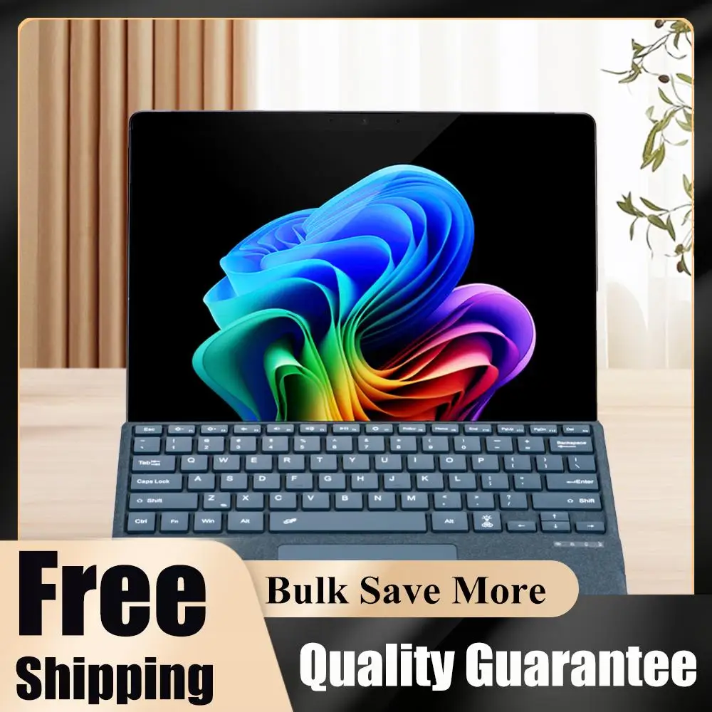 Bluetooth-Compatible Magnetic Wireless Keyboard with Touchpad Ultra-Slim Keyboard for Microsoft Surface Pro 8/9/X/10/11