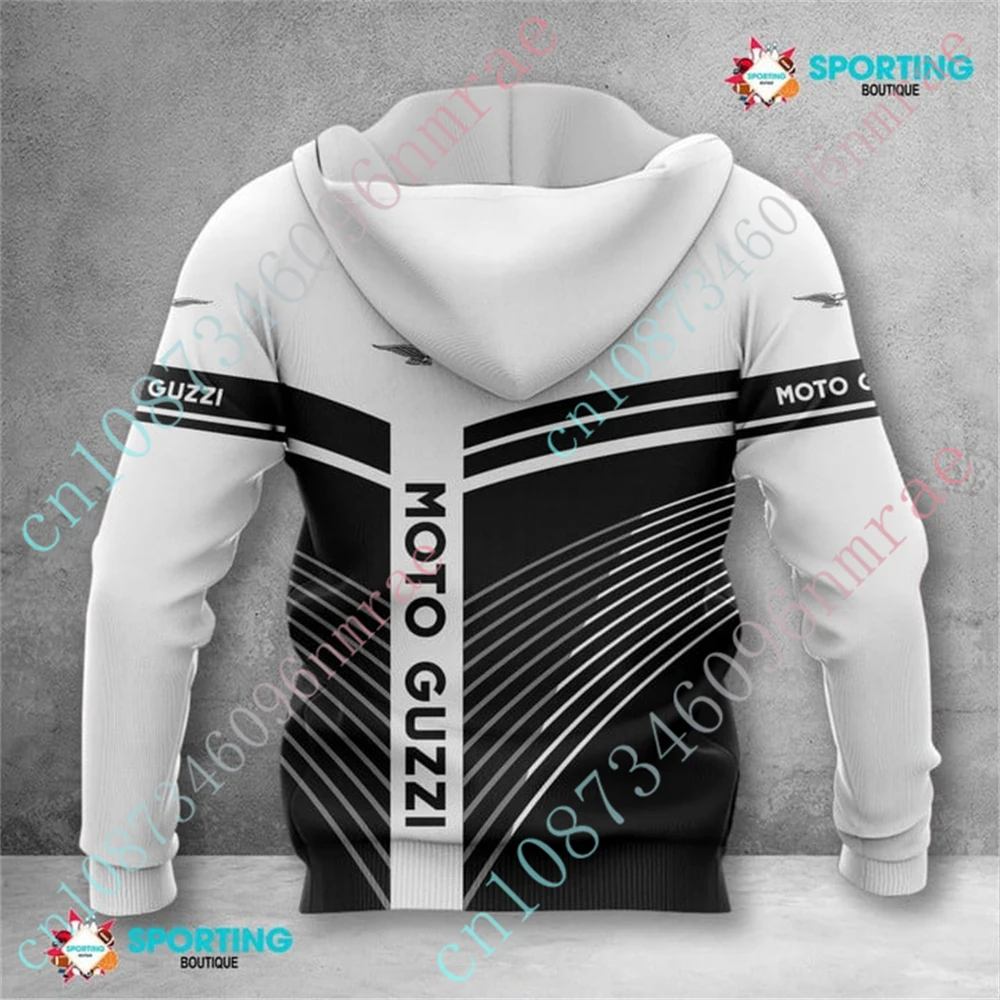 Moto Guzzi Hoodies For Men Women Unisex Clothing Harajuku Pullover Top Anime Oversize Zip Hoodies Casual Sweatshirt Custom Logo