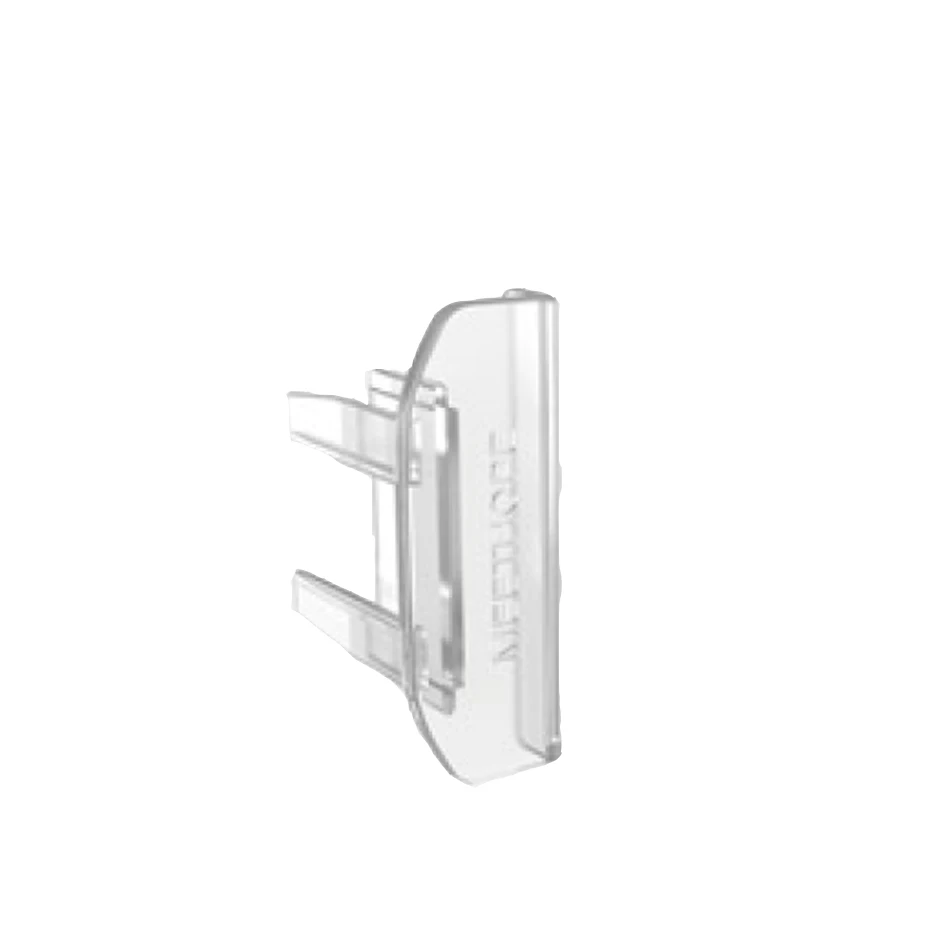 

Plastic Shelf Rail End Clap for ESL Price Tag Shelf Rail