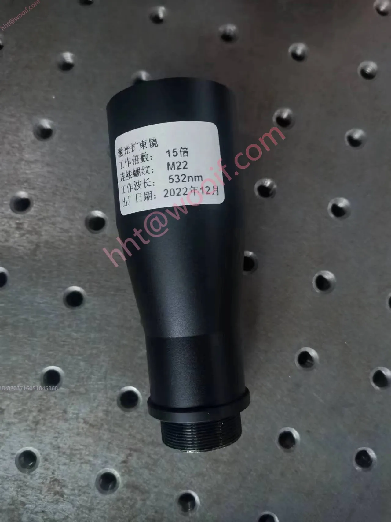 532 نانومتر 632.8 نانومتر 1064 نانومتر شعاع الليزر المتوسع 12x/15x/16x/18x/20x