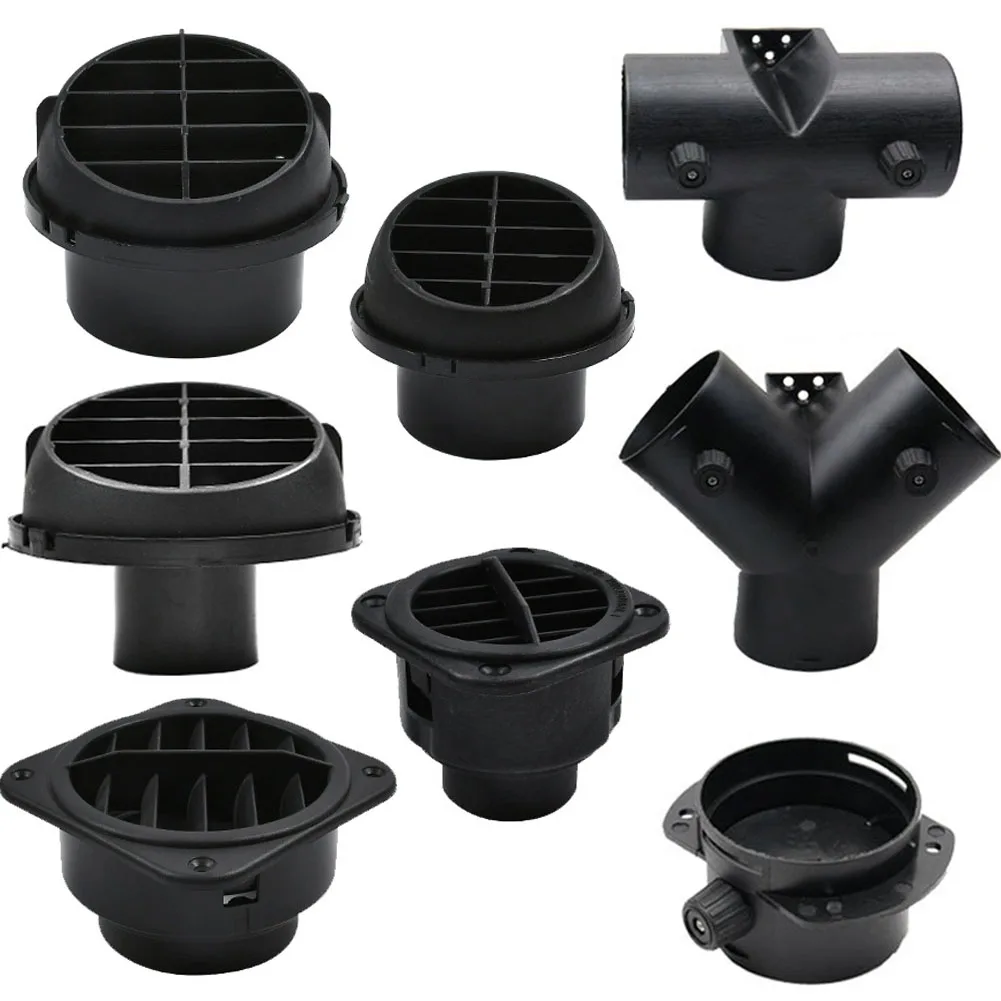 42mm/60mm/75mm Air Vent Ducting T Y L Piece Elbow Pipe Outlet Exhaust Connector Joiner For Webasto Diesel Parking Heater