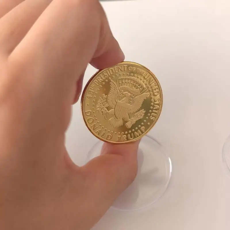 President Collectibles Coin President Commemorative Coin President Election Souvenir Coin 2024 Vote Historical Collectibles