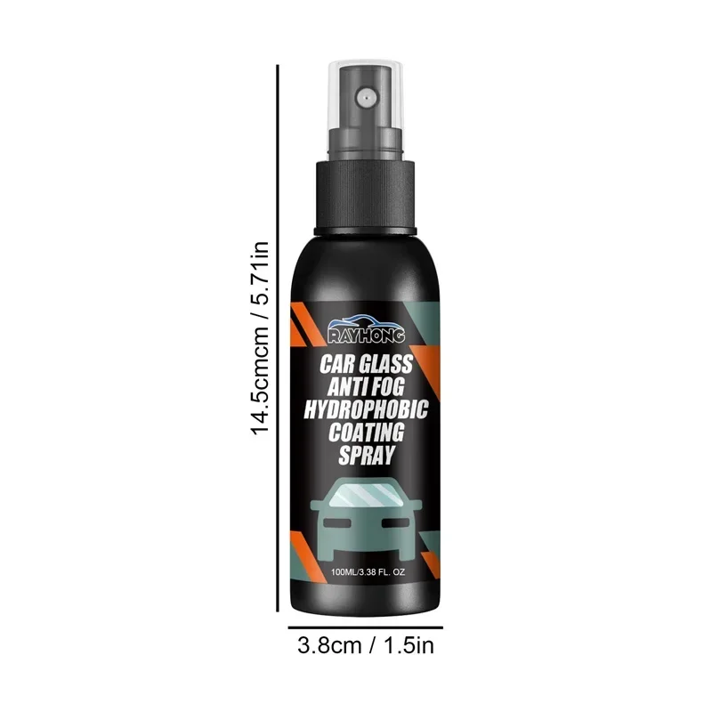 Water Repellent Spray Anti Rain Coating For Car Glass Hydrophobic Anti-rain Car Liquid Windshield Mirror Mask Auto Polish Kit image 6