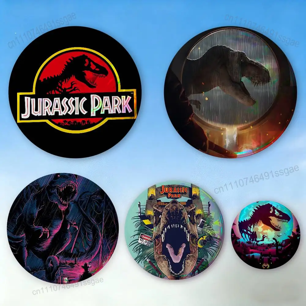 

J-Jurassic P-Park wrold Badge Pins For Friend, Backpack, Clothing, Collectible Accessories, Jewelry Gift