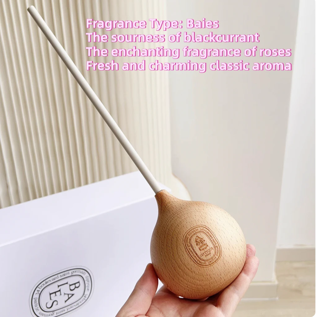 Luxury Aromatherapy Tumbler Swinging Aroma Diffuser Wooden Ball Ceramic Rod Pulp Fruit Aroma Christmas Gift Box Home Decoration