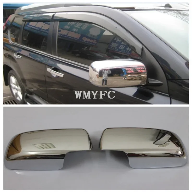 

For Nissan X-TRAIL X trail T31 ABS Chrome Rearview Mirrors Cover Side Door Rearview Mirrors Cover Trim 2P/Set 2008 - 2013