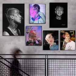 Singer Star Rapper Lil Peep Painting Modular Hd Printed Pictures Modern Canvas Wall Art Living Room Home Decoration Cuadros