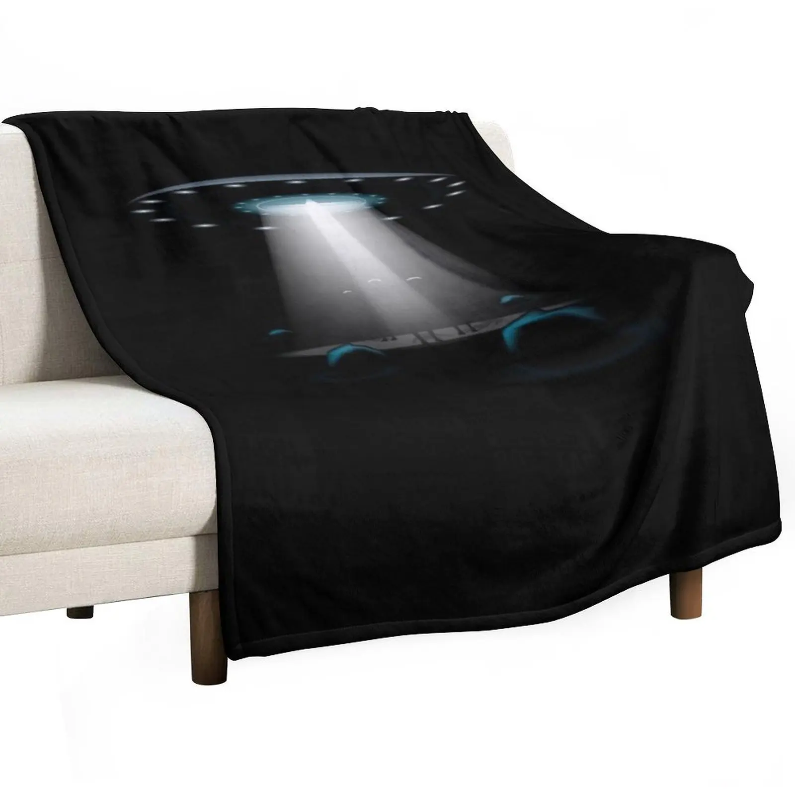 Alien Contact UFO OVNI Throw Blanket christmas gifts Comforter warm winter Soft Blankets