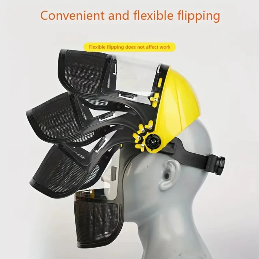 Logging Mask With Reversible Surfaces Screen For Outdoor Knob Control Valve ABS Safety