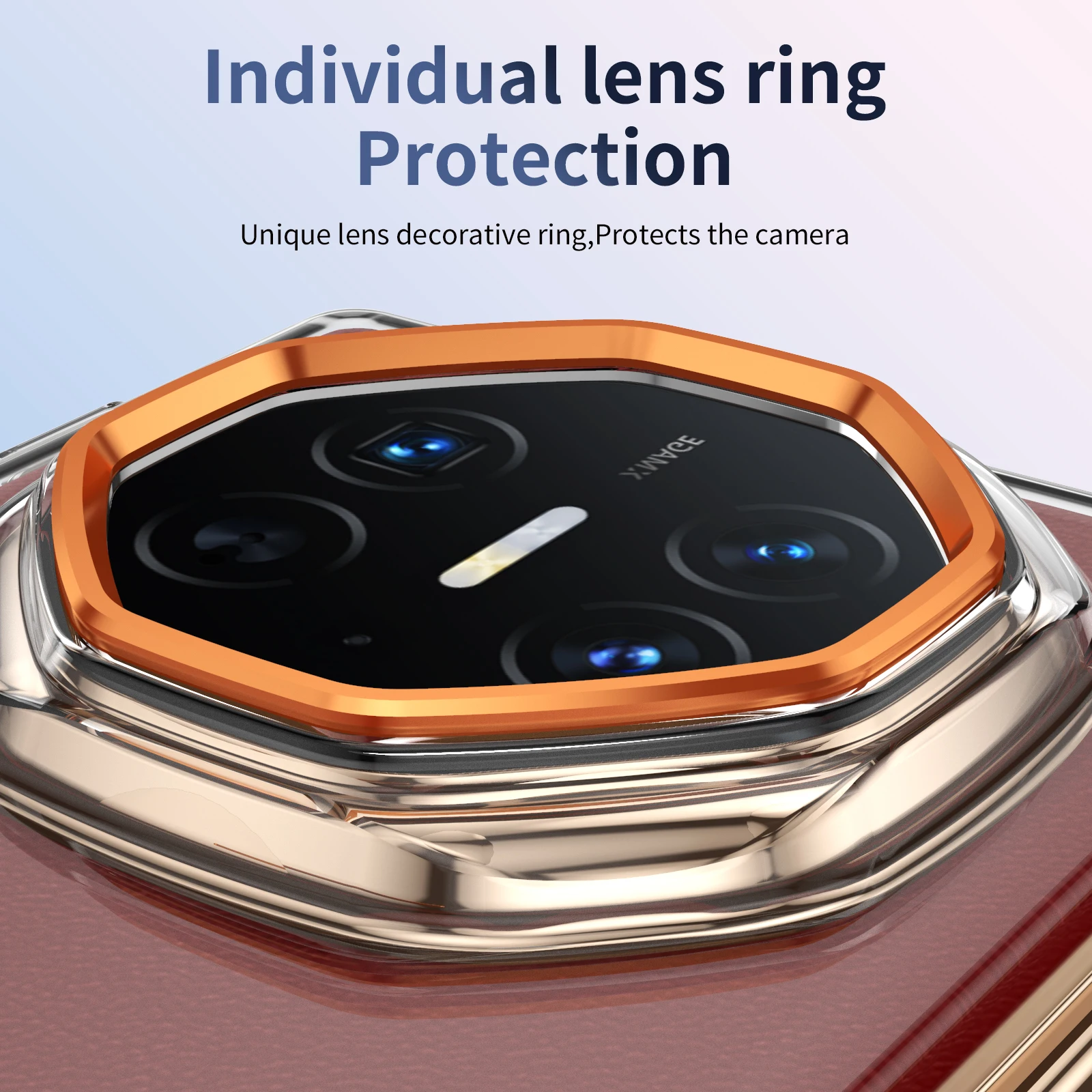 

Премиальный прозрачный акриловый чехол с магнитной зарядкой для Huawei Mate XT, с подставкой, защитой камеры и экрана, предотвращающий падения