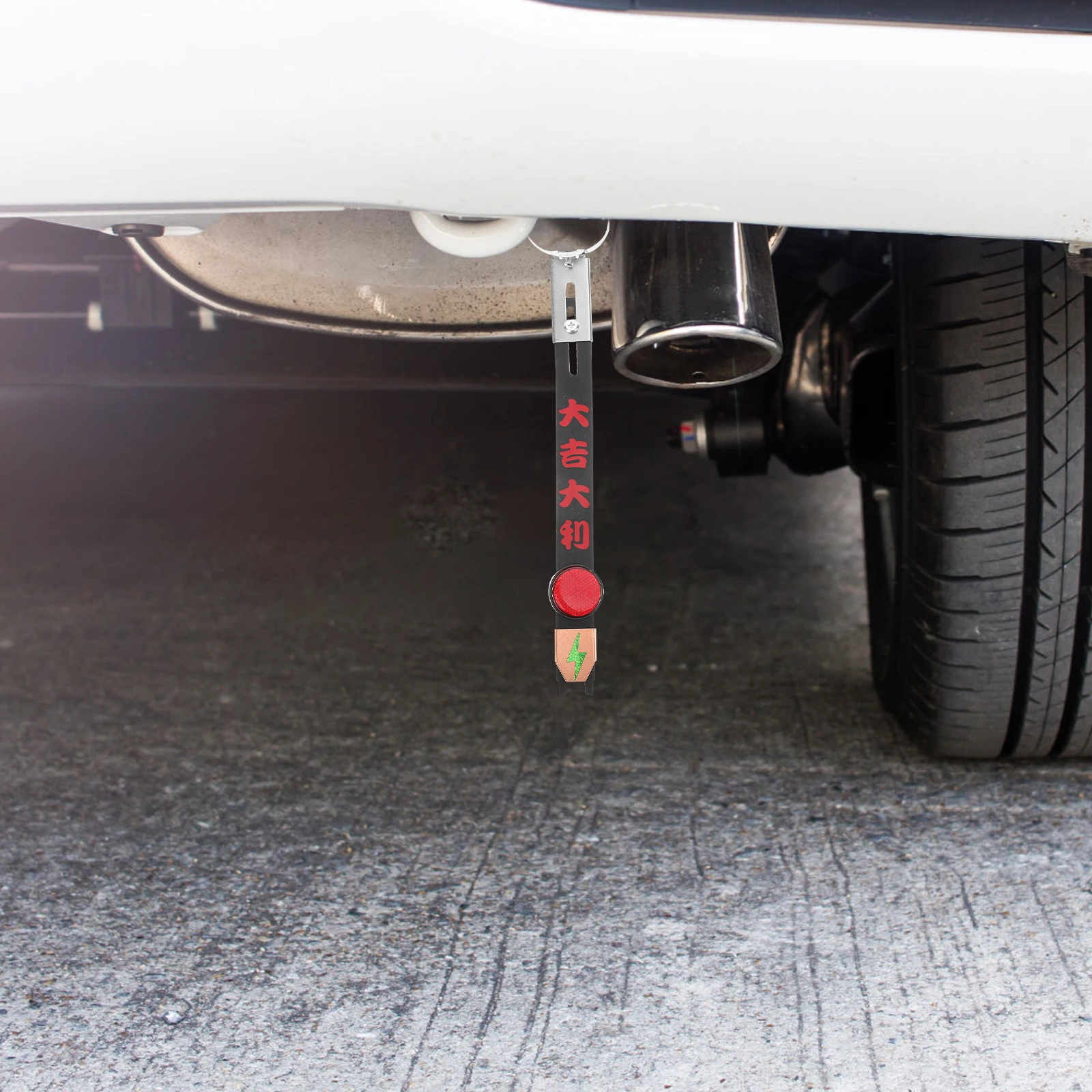 

Heavy-Duty Vehicle Grounding Belt Hanging Design Thickened Rubber Metal Anti Static Strap Car Static Discharge Earth Cable