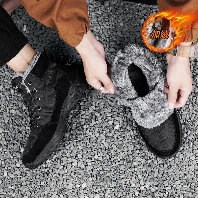 

Men Shoes High Top Hiking Shoes Anti-Slip Outdoor Climb Trekking Shoes Men‘s Tactical Shoes ANKLE Boots Waterproof Tooling Shoes