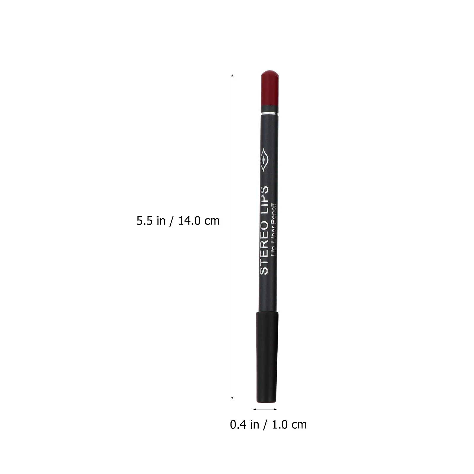 12 Pcs Matte Lasting Lip Liner Tool Slim Pencil Waterproof Eye 14X1X1CM Wood Makeup Supplies Lining