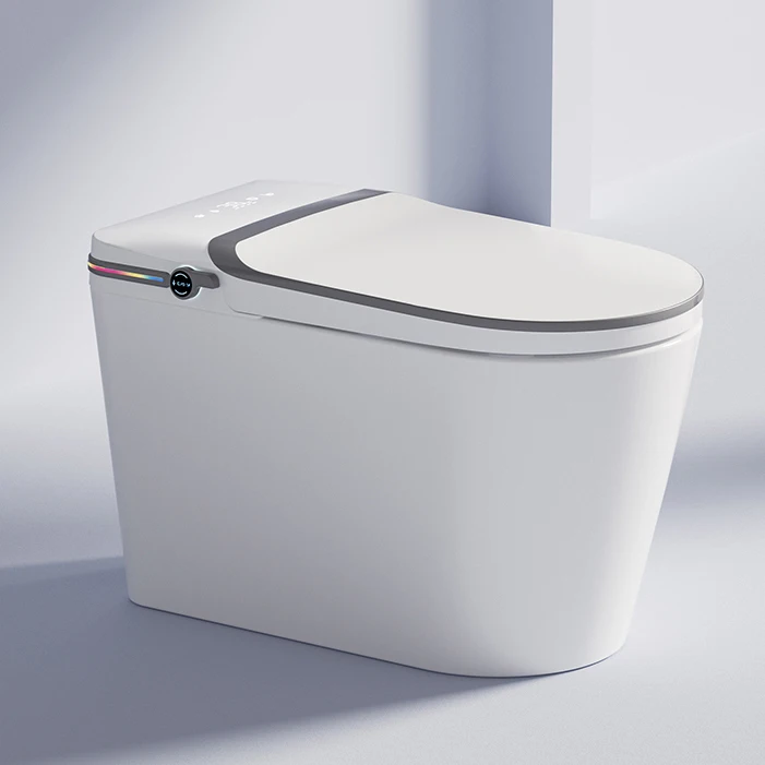 New Automatic Flush Bathroom Commode Porcelain Intelligent Bidet Toilet Bowl Smart Toilets