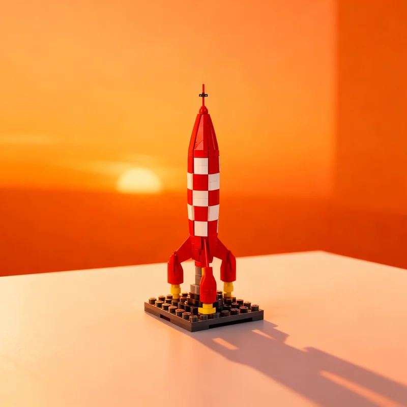491-pezzi-moc-f01-modello-di-sistema-ispirato-al-razzo-lunare-retro-blocchi-da-costruzione-esposizione-artistica-idea-creativa-per-collezione-educazione-regalo-di-compleanno