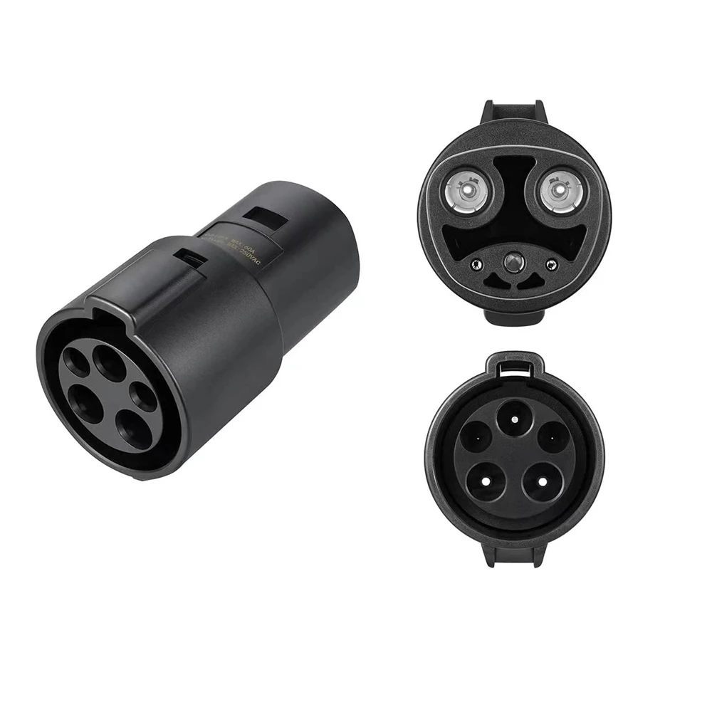 Electric Vehicle Charging Adapter Type1 J1772 to Teslas Model X Y 3 S for EV Charger Connector EVSE Conversion Gun Socket