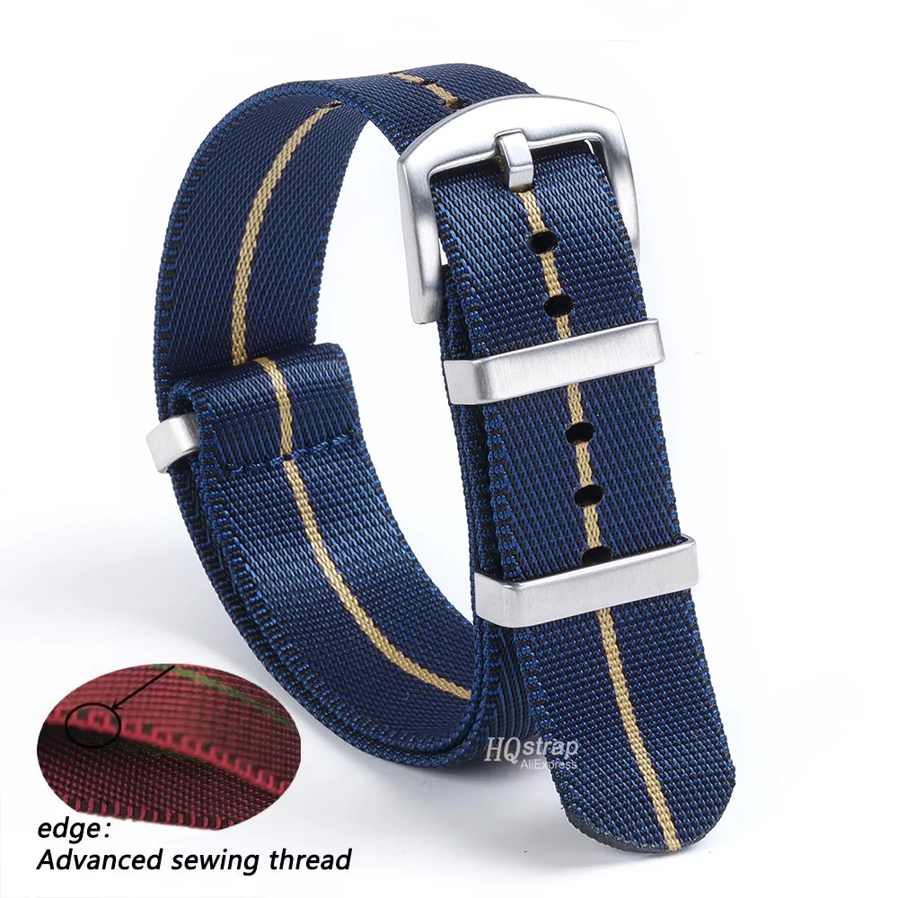 18mm 20mm 22mm Nylon Watch Strap for Seiko Wristband for Rolex Men Sport Watchband for Military Bracelet for Casio Universal