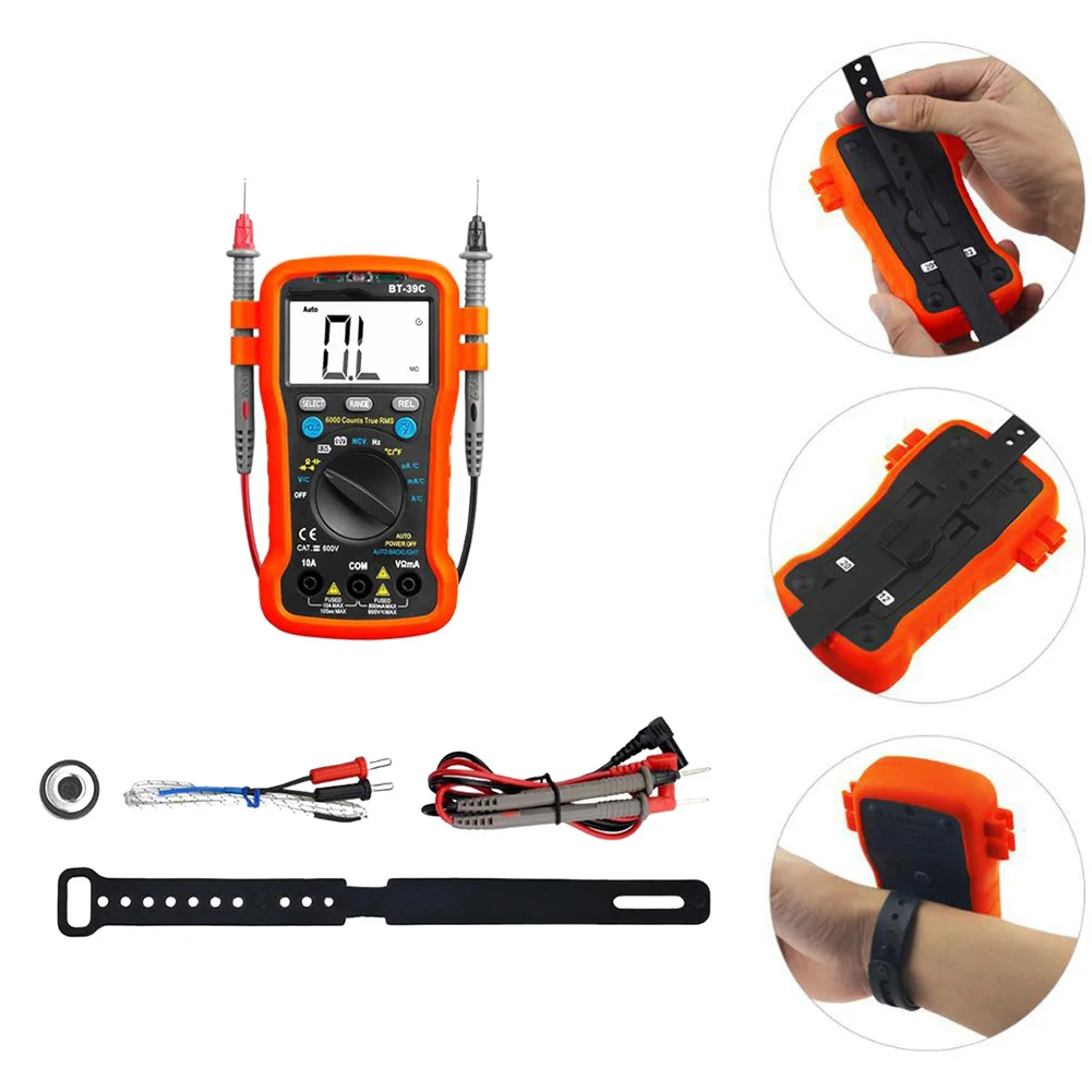 

Electrician Digital Multimeter with Backlight LCD Display Auto Range and Non Contact Voltage Detection Function