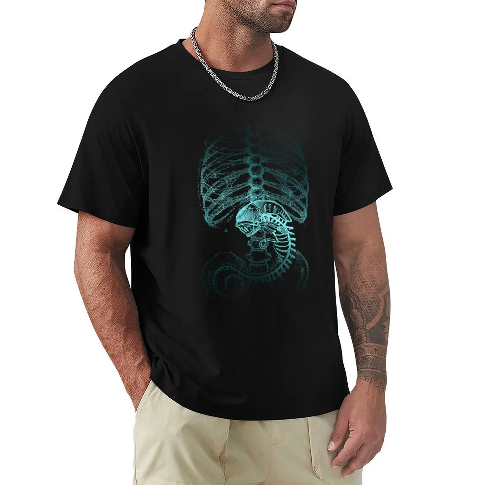 

Alien Radiography (X-Ray) T-Shirt football t shirt oversized t shirt mens tall t shirts