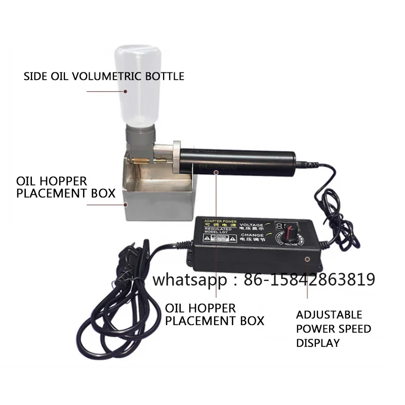 New small and convenient handheld oil edge machine leather oil box notebook handbag handheld oil edge box structure