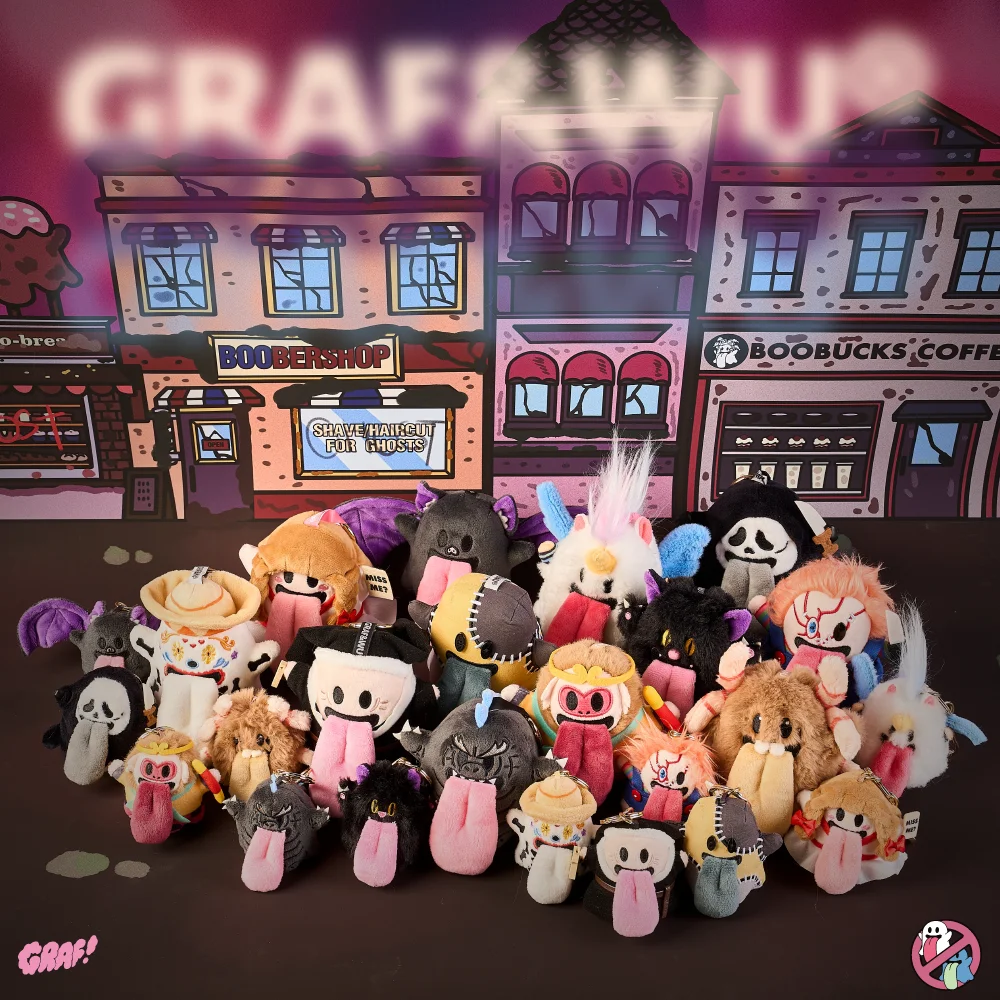 พวงกุญแจตุ๊กตาขนนุ่มรูปกราฟฟิกใหม่ สำหรับฮาโลวีนและฤดูหนาว ตุ๊กตาผีน่ารัก แขวนกระเป๋า ค้างคาว ยูนิคอร์น ของขวัญวันเกิดแบบกำหนดเองสำหรับฮาโลวีน