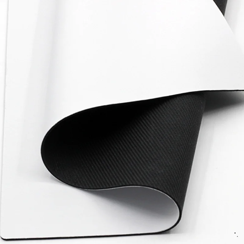 

Blank White Anti-Slip Polyester Fiber Rubber Large Mouse Pad Roll Material