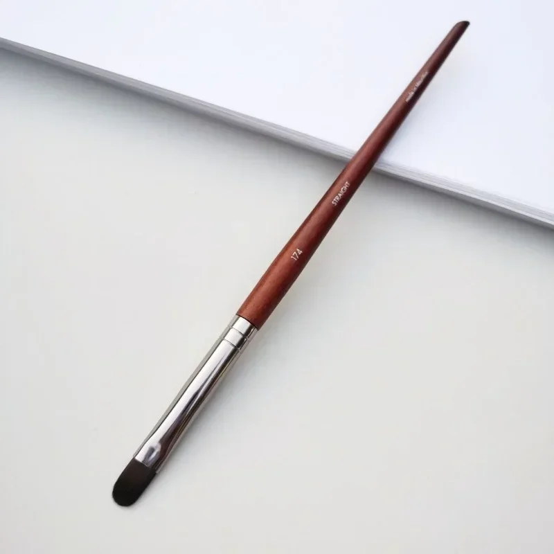 Karsyngirl 2/4 個木製小型コンシーラーブラシプロフェッショナルリップアイライナーメイクブラシ化粧品メイクアップ美容ツール