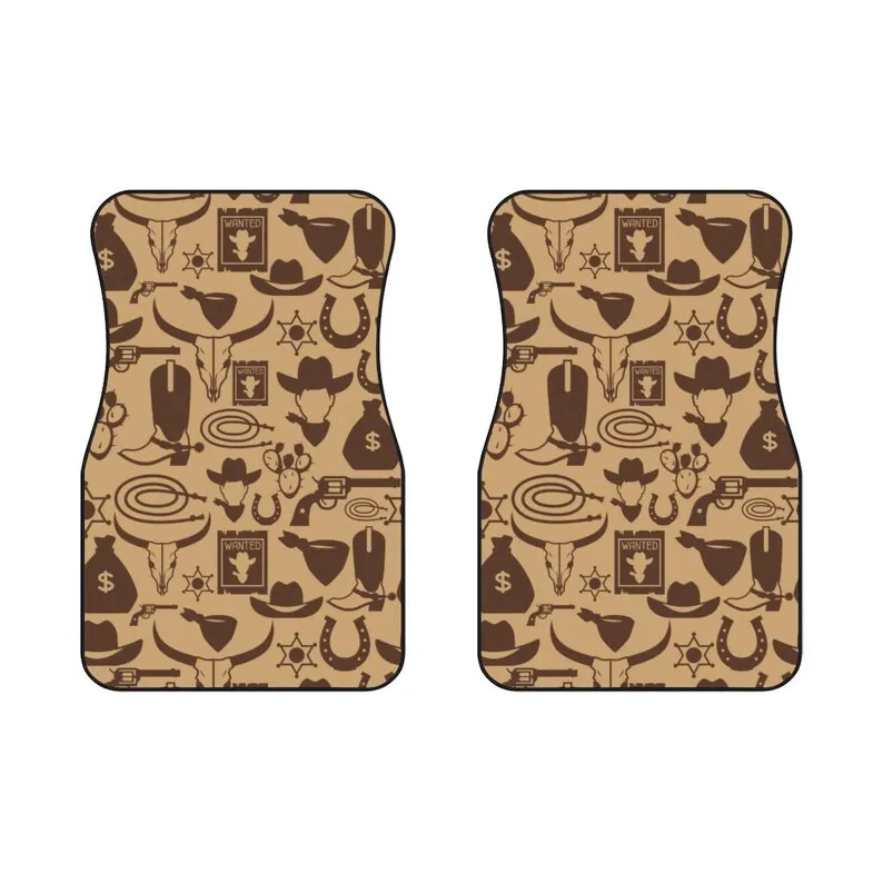 Wild West Car Mats Cowboy Cowgirl Boho Car Accessories Boho Car Interior Decor Texas Gifts Car Mat Car Floor Mats Western Aesthe