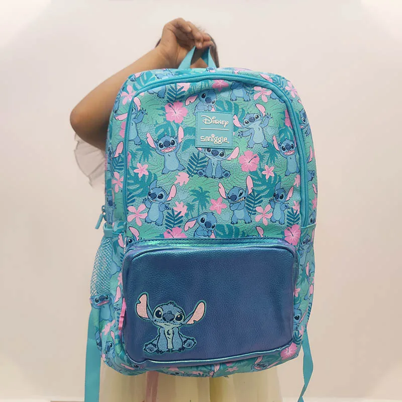 Genuine Australia Smiggle Disney Stitch Cartoon Series Children School Bag Anime Backpack Student Gift