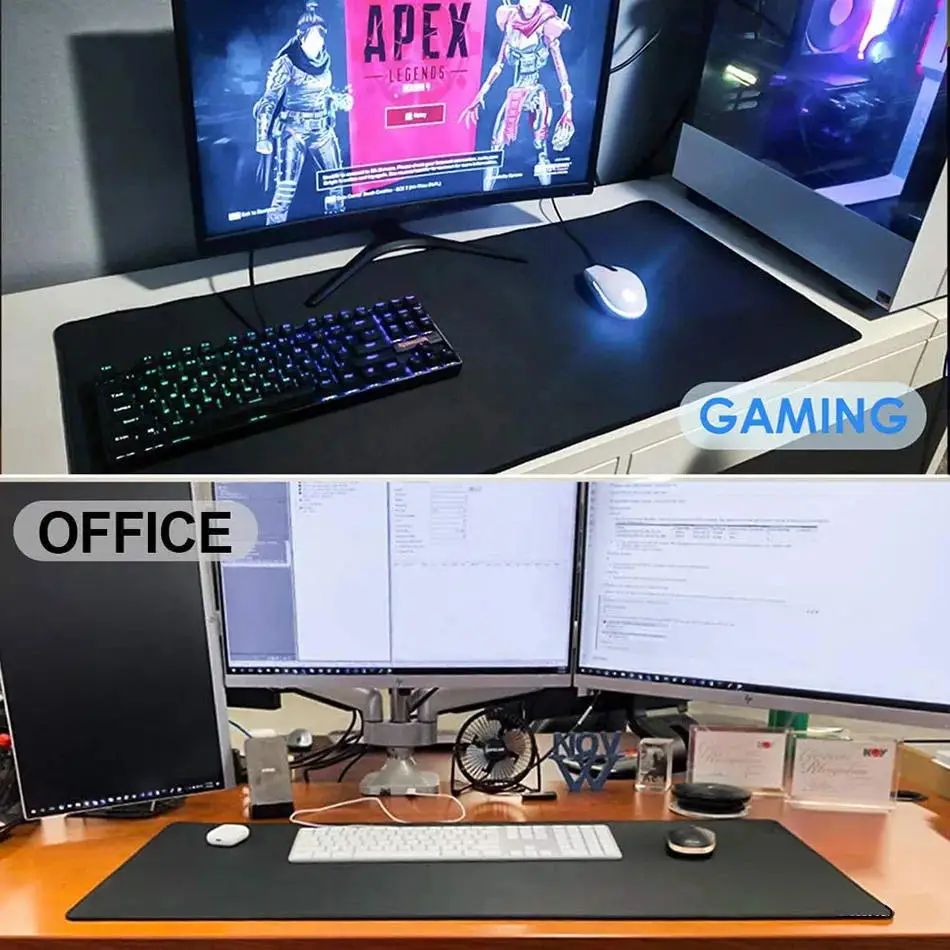 Roronoa Zoro One Piece Anime Black Mouse Pad HD Printing Gaming Mousepad PC Keyboard Carpet Non-Slip Office Non-slip Desk Mat