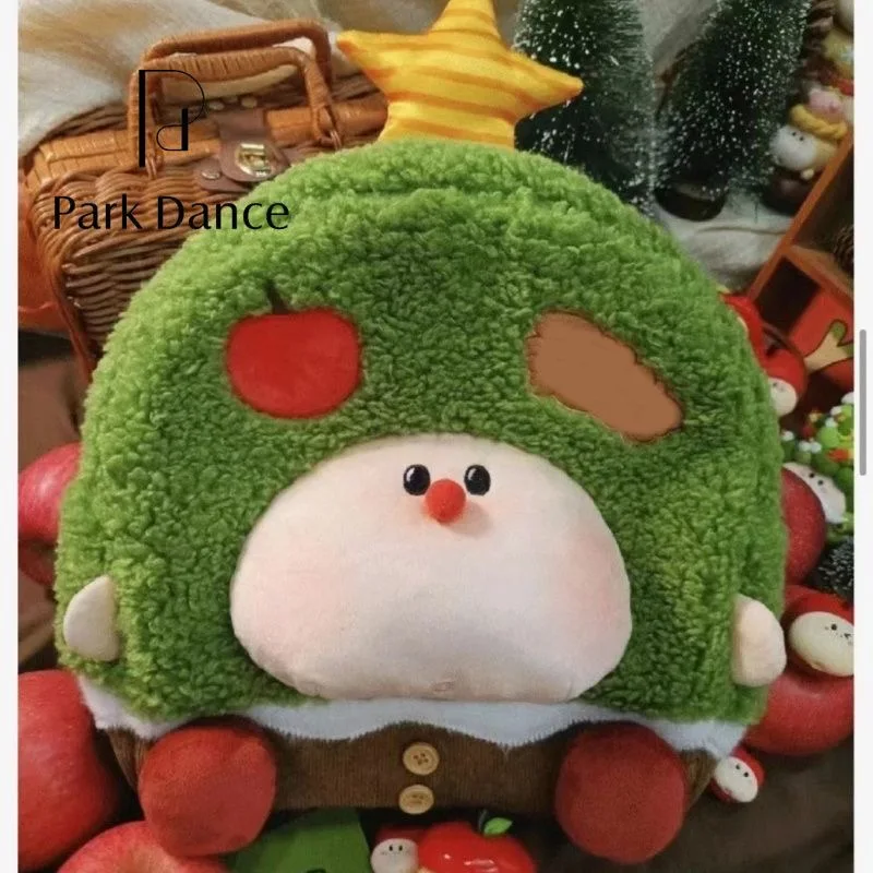 حقيبة ظهر لطيفة على شكل حيوان من القطيفة مع حقيبة نهارية على شكل شخصية كرتونية على شكل نجمة كاواي للفتيات والأطفال حقيبة مدرسية هدية تنكرية لأنماط عيد الميلاد