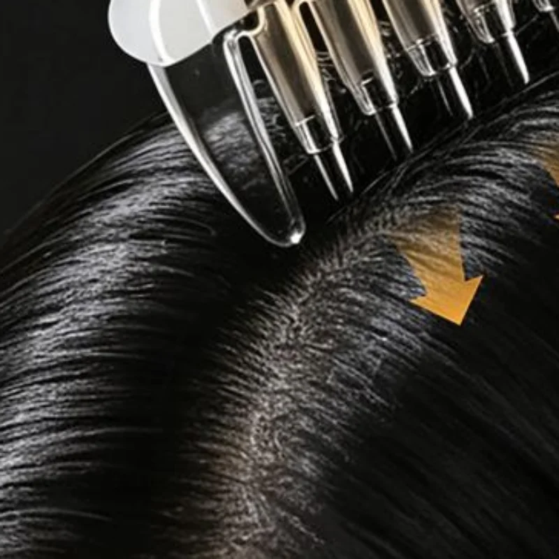 Multi-Function Mini Portable Head Applicator Anti-Frizz Scalp Nourish Hair Firming Applicator Anti-Static Hair Care